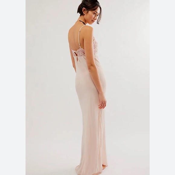 NWOT FP Intimately Midnight Magic Maxi Slip - Pink